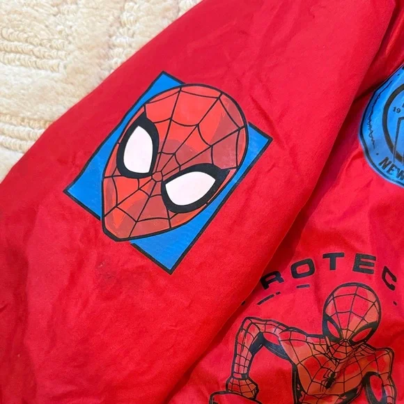 Marvel Superheroes Characters Boys Bomber Jacket, Spider-Man - Picture 7 of 13